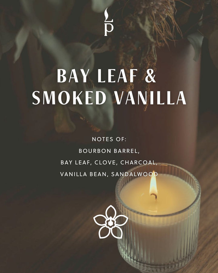 Bay Leaf & Smoked Vanilla Candle - 9.5 oz - Light Provisions