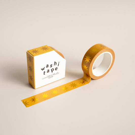 Worthwhile Paper - Gold Star Pattern Washi Tape