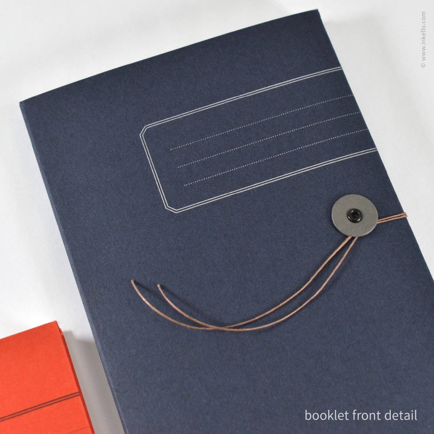 Inkello Letterpress - Cipher Wheel Code Booklet (#574): Mustard Yellow