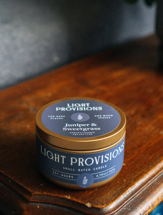 Light Provisions - 4.75 oz Juniper & Sweetgrass