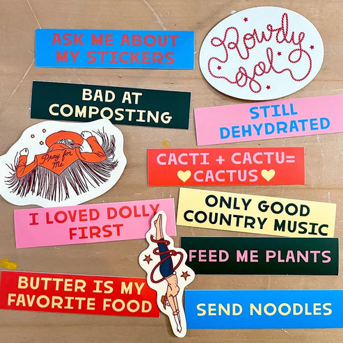 Butter is My Favorite Food Sticker - Caroline Clark