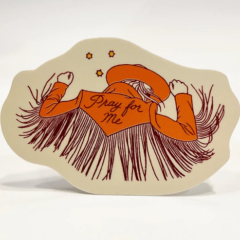 Pray for Me Sticker - Caroline Clark