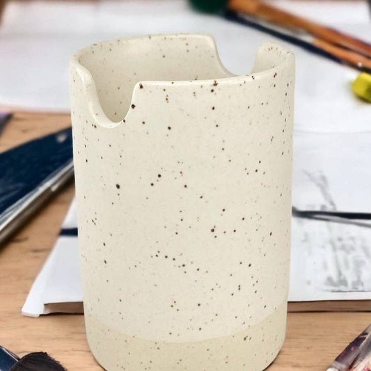 Lucky Press • Cody Calligraphy - Ceramic Pen & Paintbrush Rinse Cup