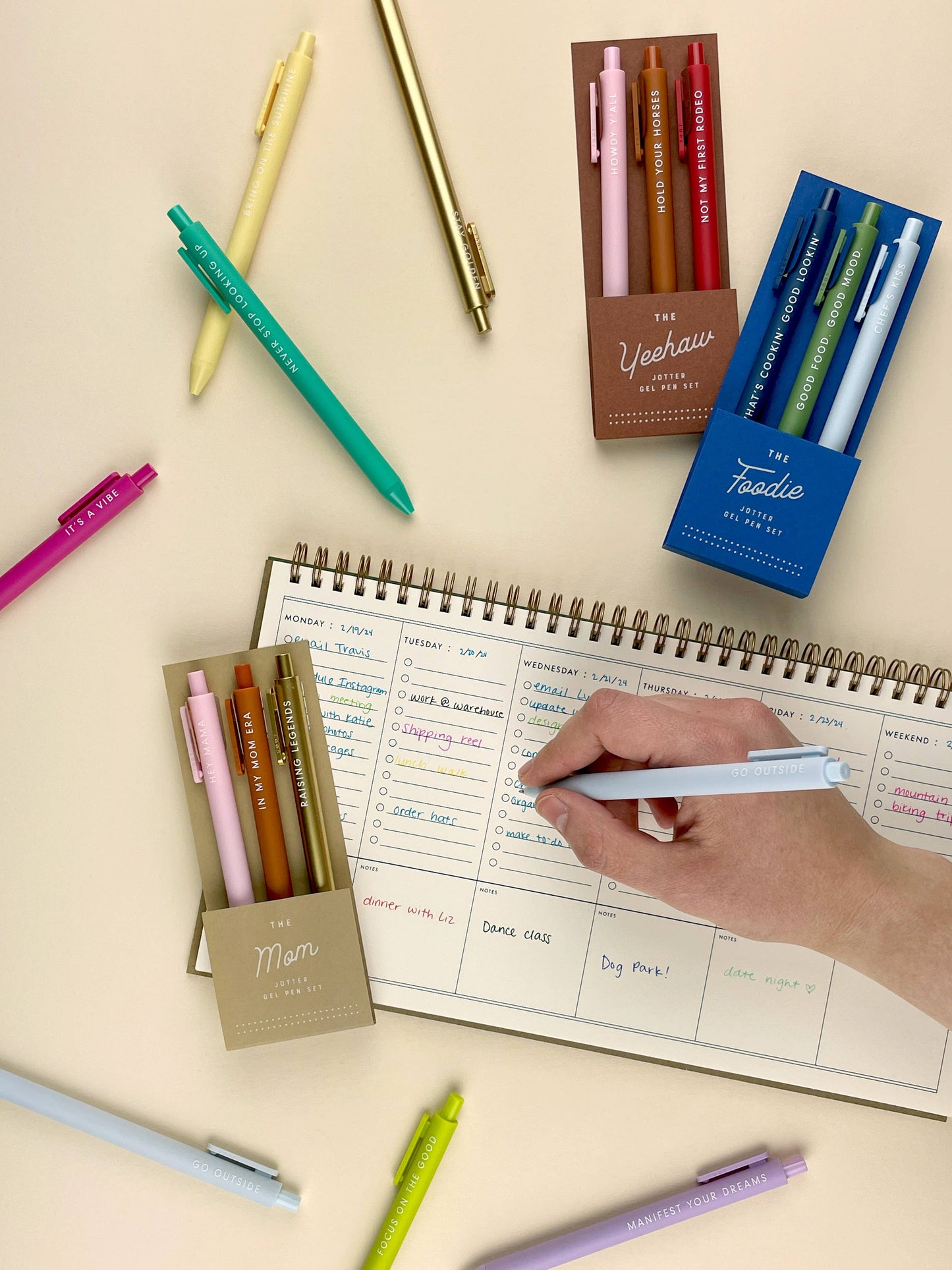 Ruff House Print Shop - Mom Jotter Gel Pen: Set of 3