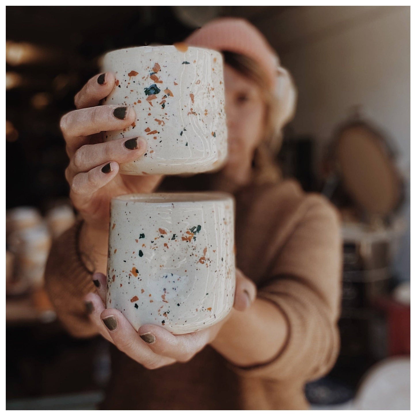 Good Hearted Woman - Confetti Thumbprint Tumbler