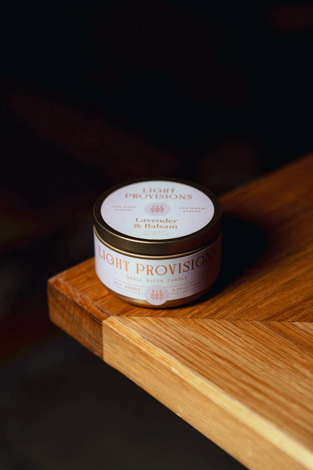 Light Provisions - 4.75 oz Lavender & Balsam Candle