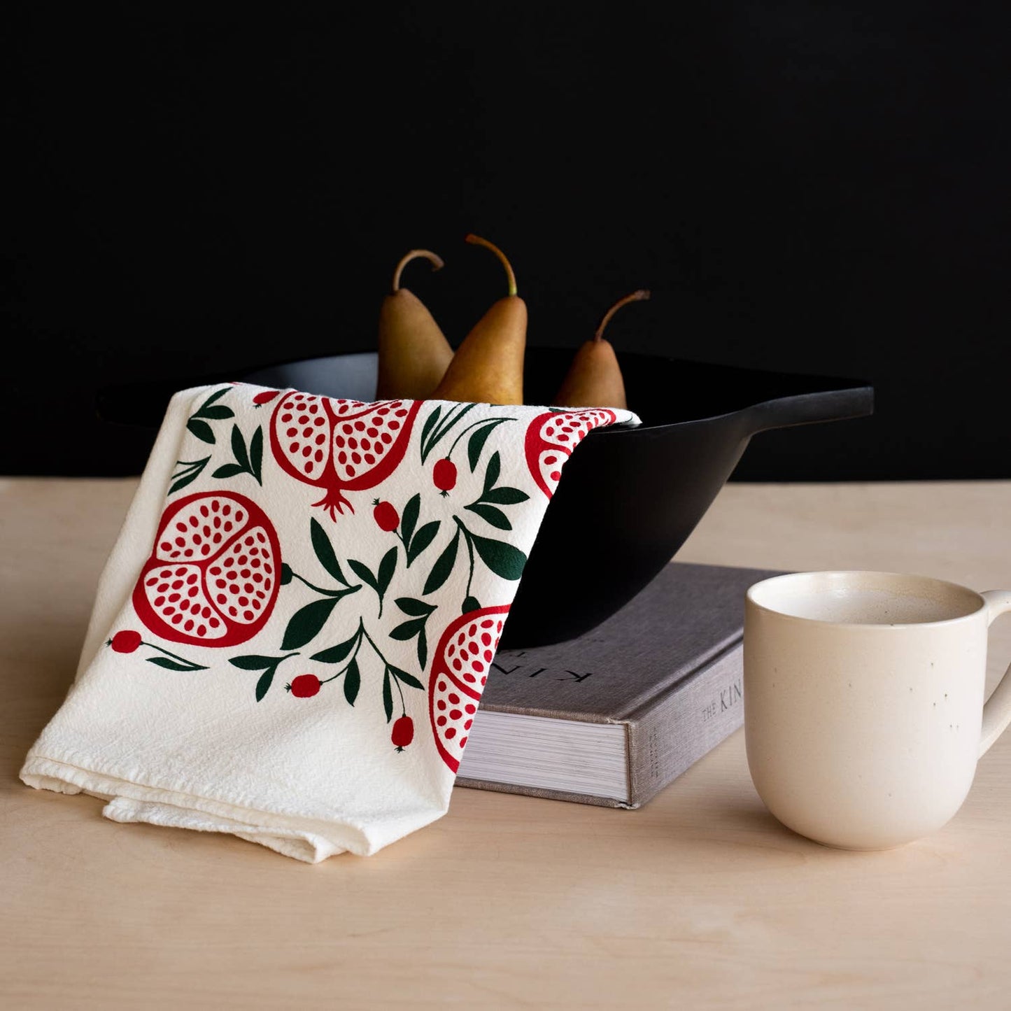 HAZELMADE® Tea Towels + Gifts - Pomegranates Tea Towel | Kitchen Decor | Holiday