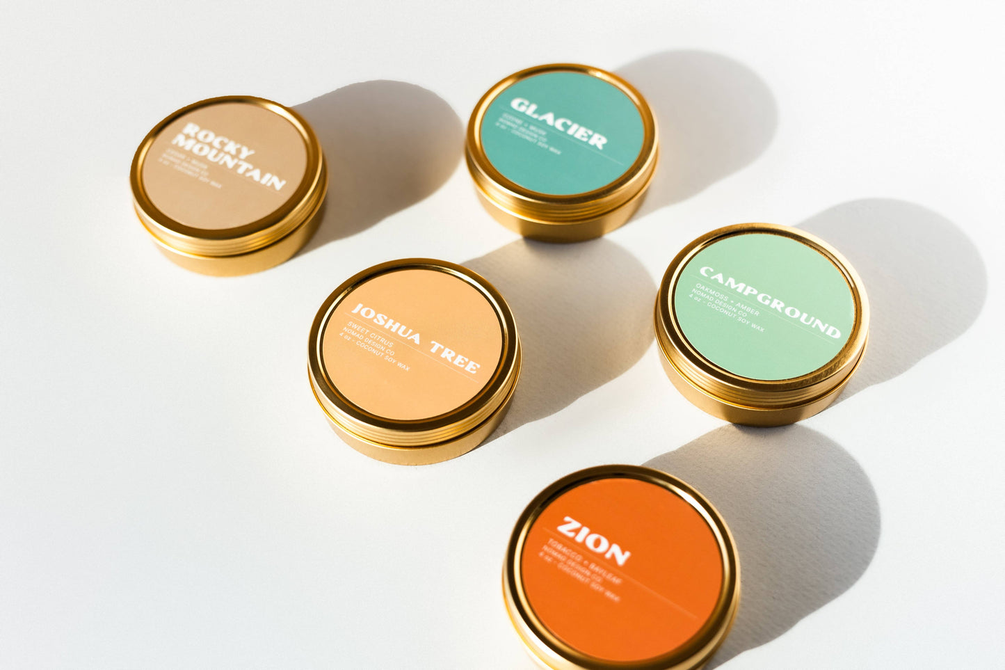 Nomad Design Co - Campground Travel Tin Candle