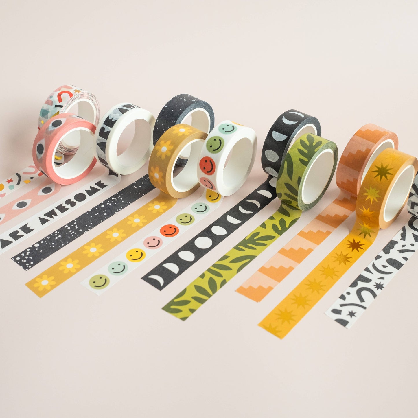 Worthwhile Paper - Gold Star Pattern Washi Tape