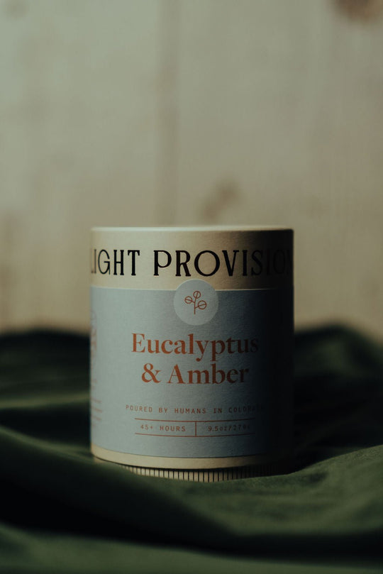 Eucalyptus & Amber - 9.5 oz - Light Provisions