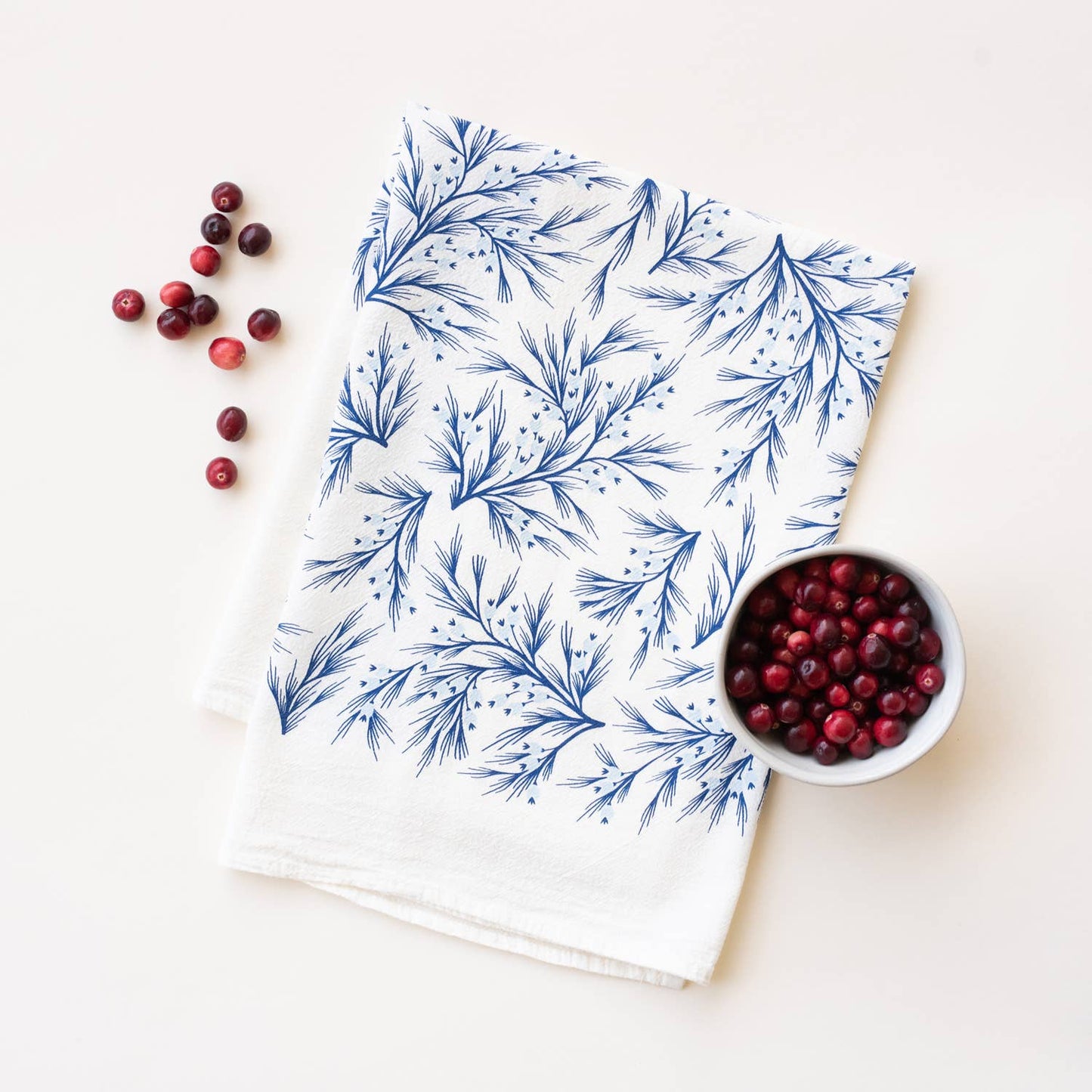 HAZELMADE® Tea Towels + Gifts - Winter Branch Tea Towel | Kitchen Decor | Holiday