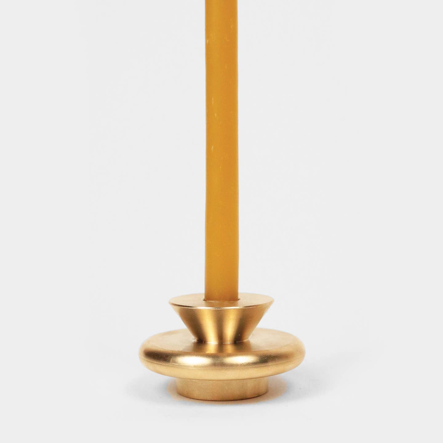 54 Celsius - Solid Brass Candle Holder XS - 1.6" Tall & Fits 3/8" Candles