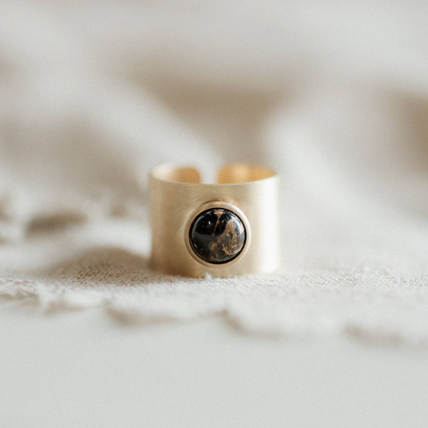 Commonform - Nile Ring // 8mm // Copper Obsidian