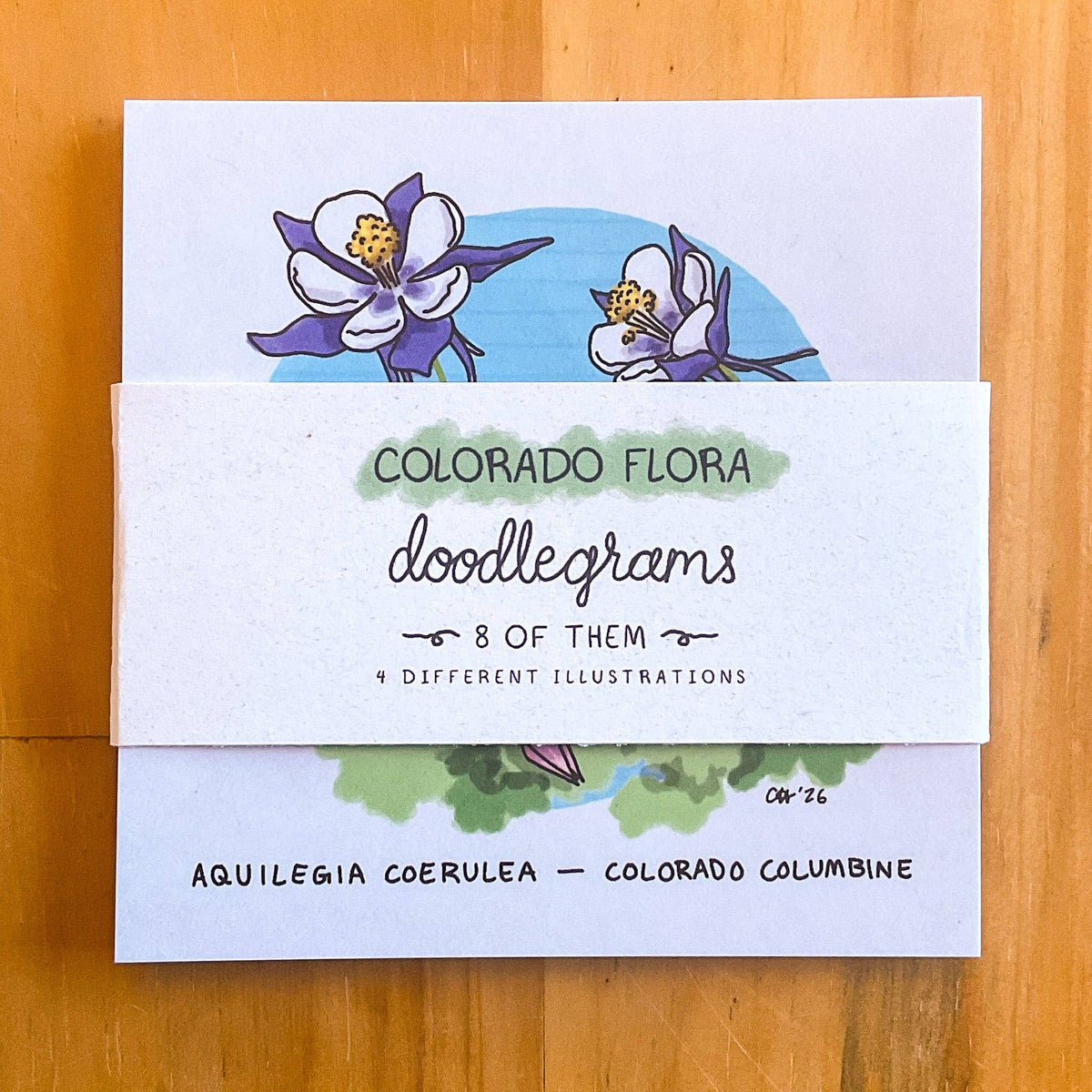 Doodled By Carrie - Colorado Flora Doodlegram Pack