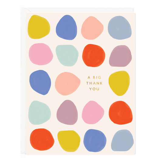 Ramona & Ruth - Big Thank You Dots Card