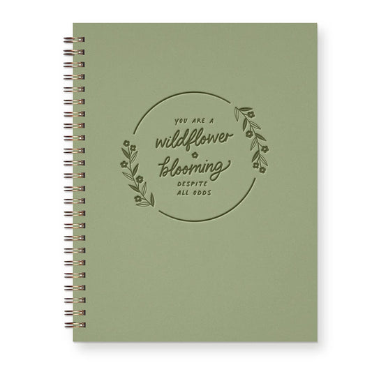 Ruff House Print Shop - Wildflower Blooming Journal: Lined Notebook