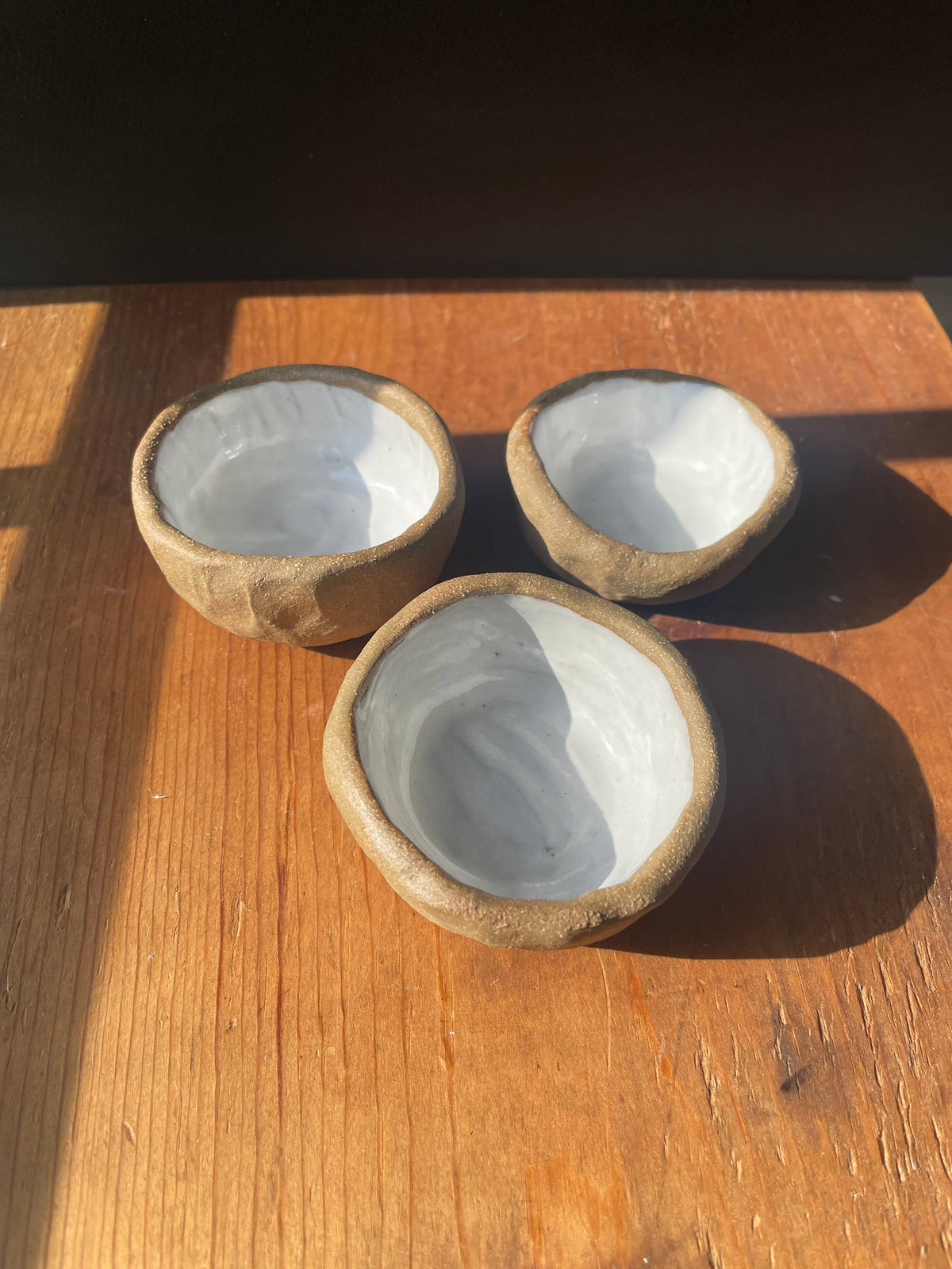 Busy Hands Studio - Large Handmade Paint Mixing Dishes or Condiment Dishes