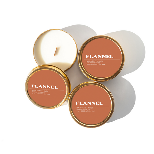 Flannel Travel Tin Candle - Nomad Design Co