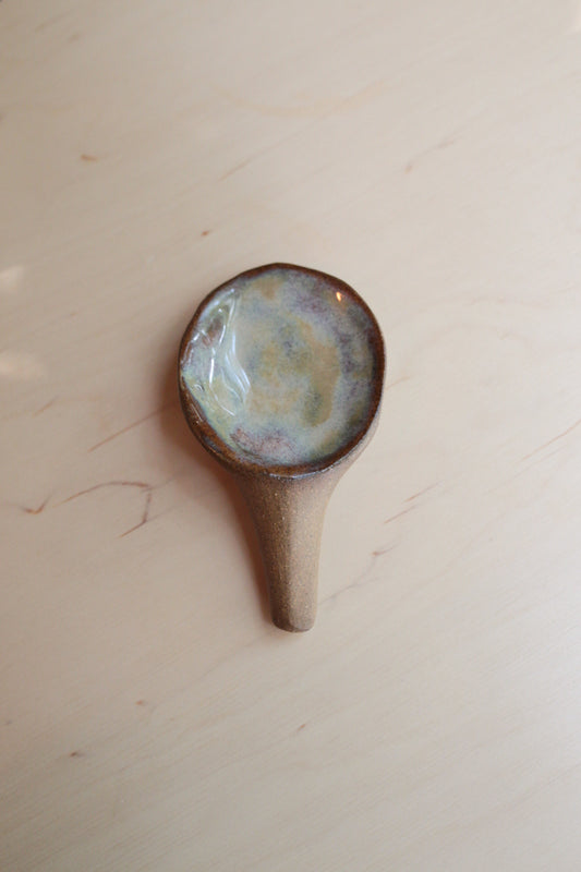 Chlorophyll and Clay - Medium Ceramic Spoon