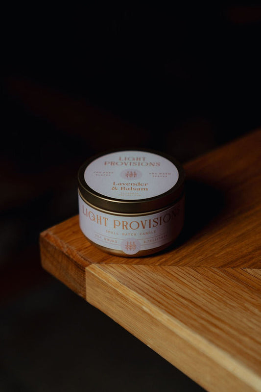 Lavender + Balsam Candle 4.76oz - Light Provisions