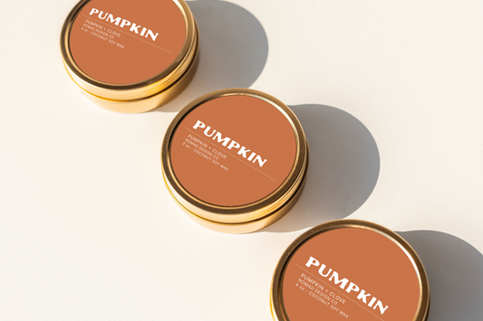 Pumpkin Travel Tin Candle - Nomad Design Co