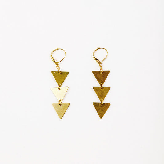 Altiplano - Triple Triangle Earrings