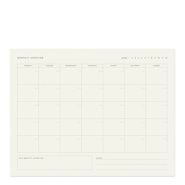 Ramona & Ruth - Monthly Overview Notepad – SURFACE gallery