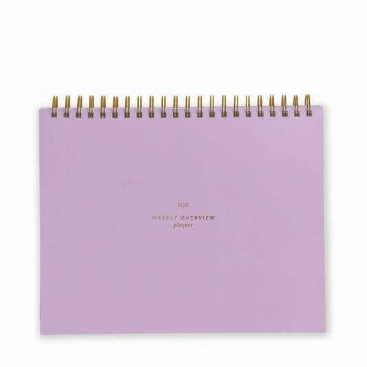 Weekly Overview Planner |  Lavender