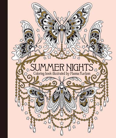 Gibbs Smith - Summer Nights Coloring Book