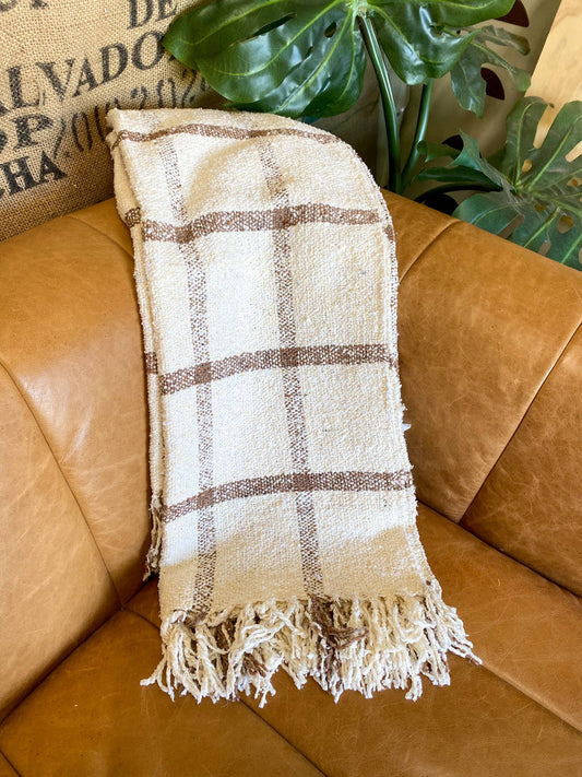 Sundream - Catalina Plaid - SUSTAINABLE THROW BLANKET