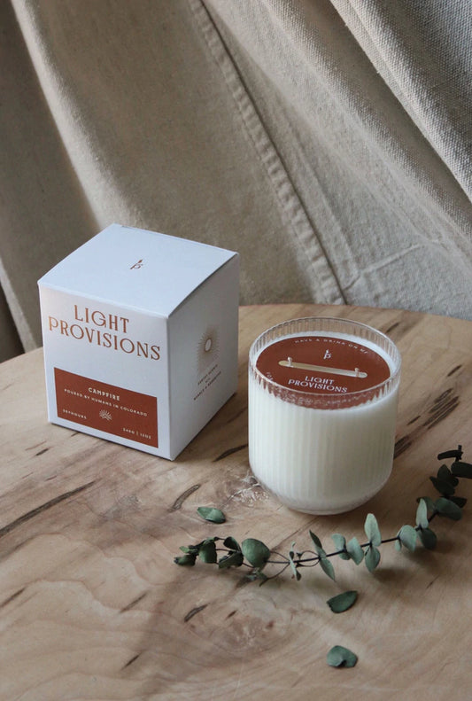 Light Provisions - 9.5 oz Campfire Candle