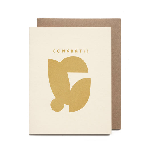 Worthwhile Paper - Congrats Silhouette Card