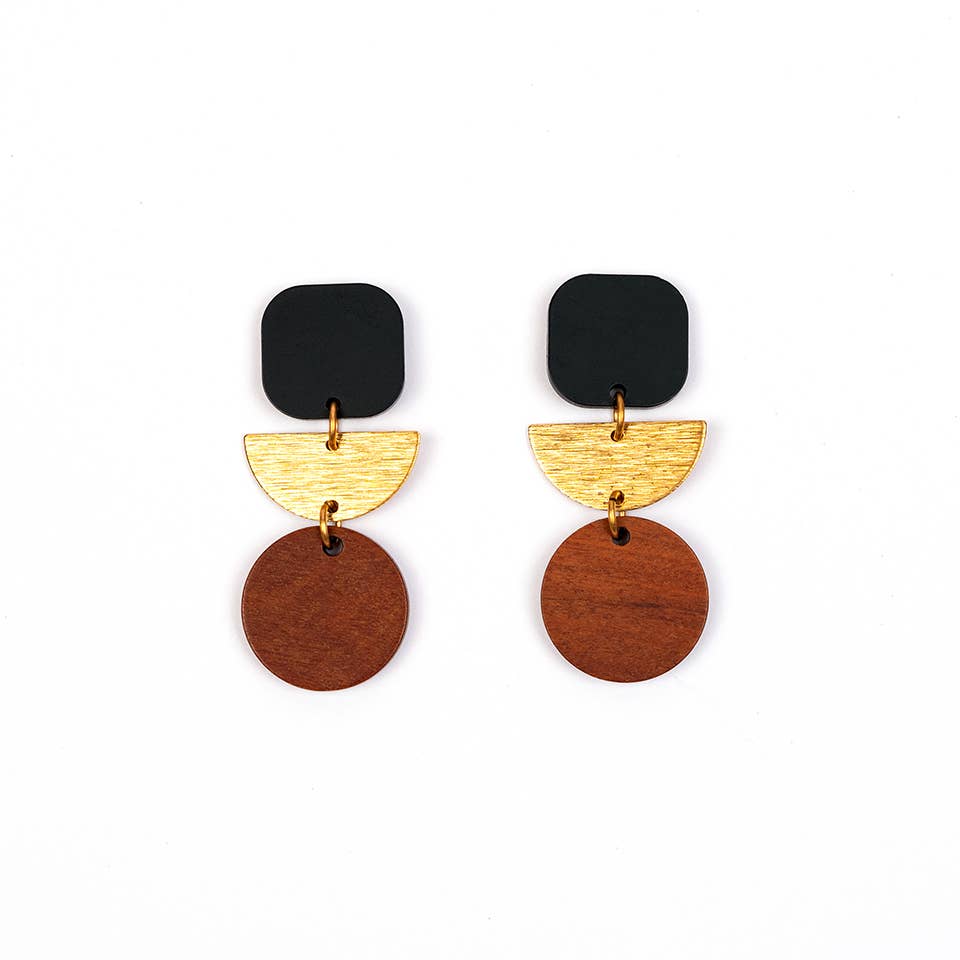 Altiplano - Mixed Media Post Earrings