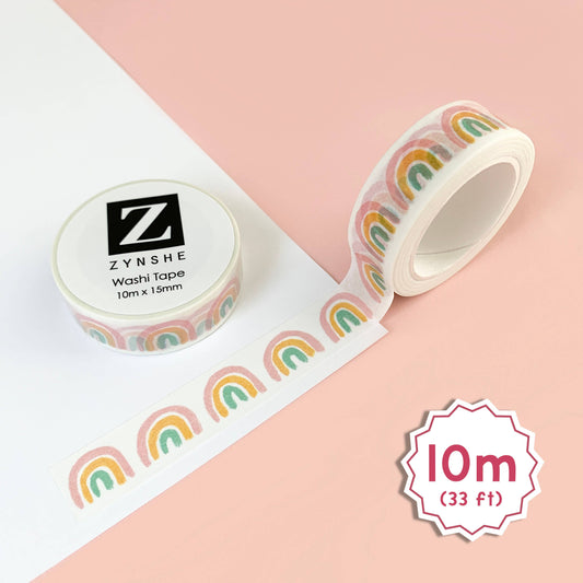 Zynshe - Pastel Rainbow Washi Tape